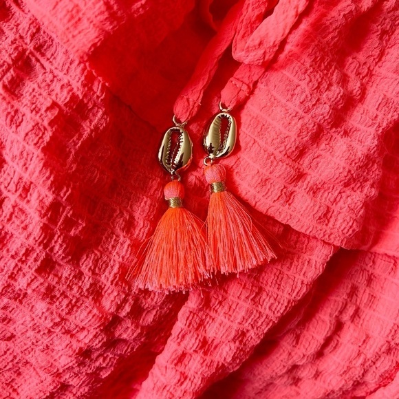 LILLY PULITZER Dahlia Top Peachy Pink Spaghetti Straps Size XS NEW - Picture 7 of 9